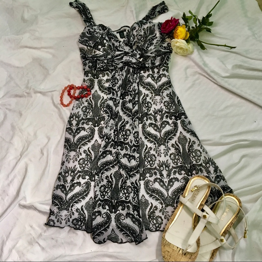 Black and white maurices xl cocktail dress